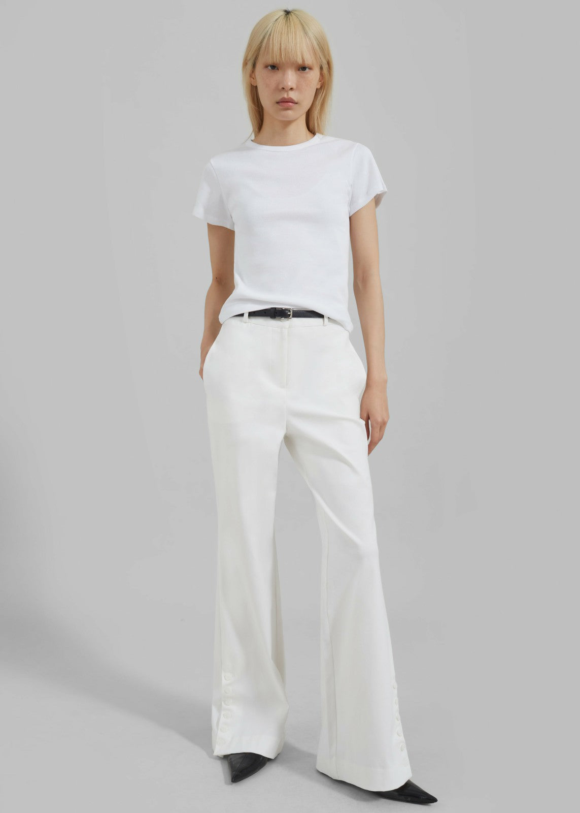 Kellen Baby Tee - White
