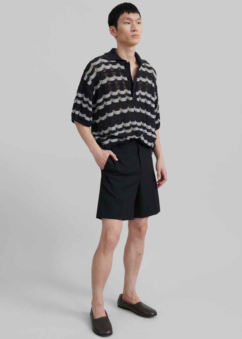 Lucca Knitted Top - Black