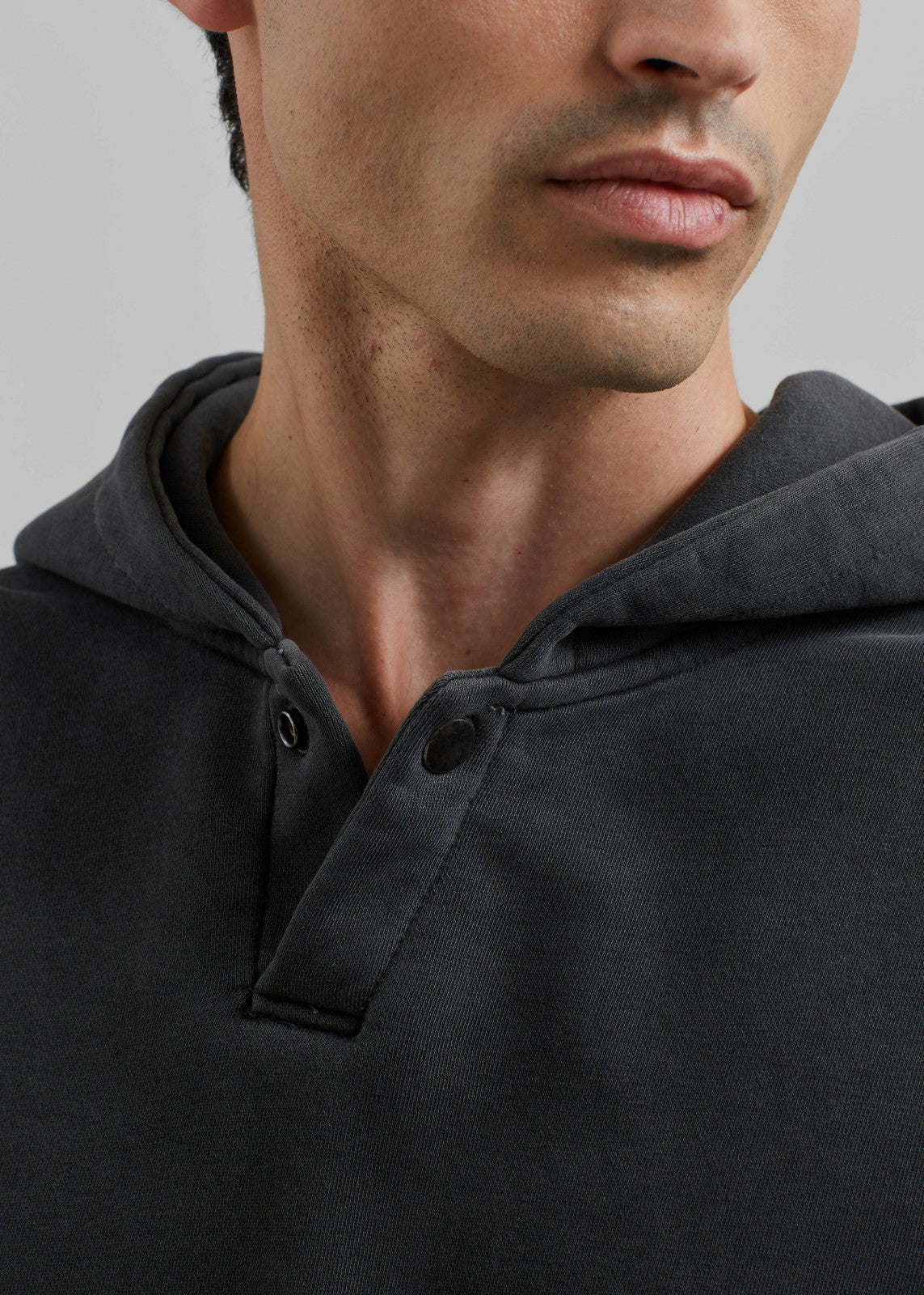 Christian Short Sleeve Hoodie - Charcoal