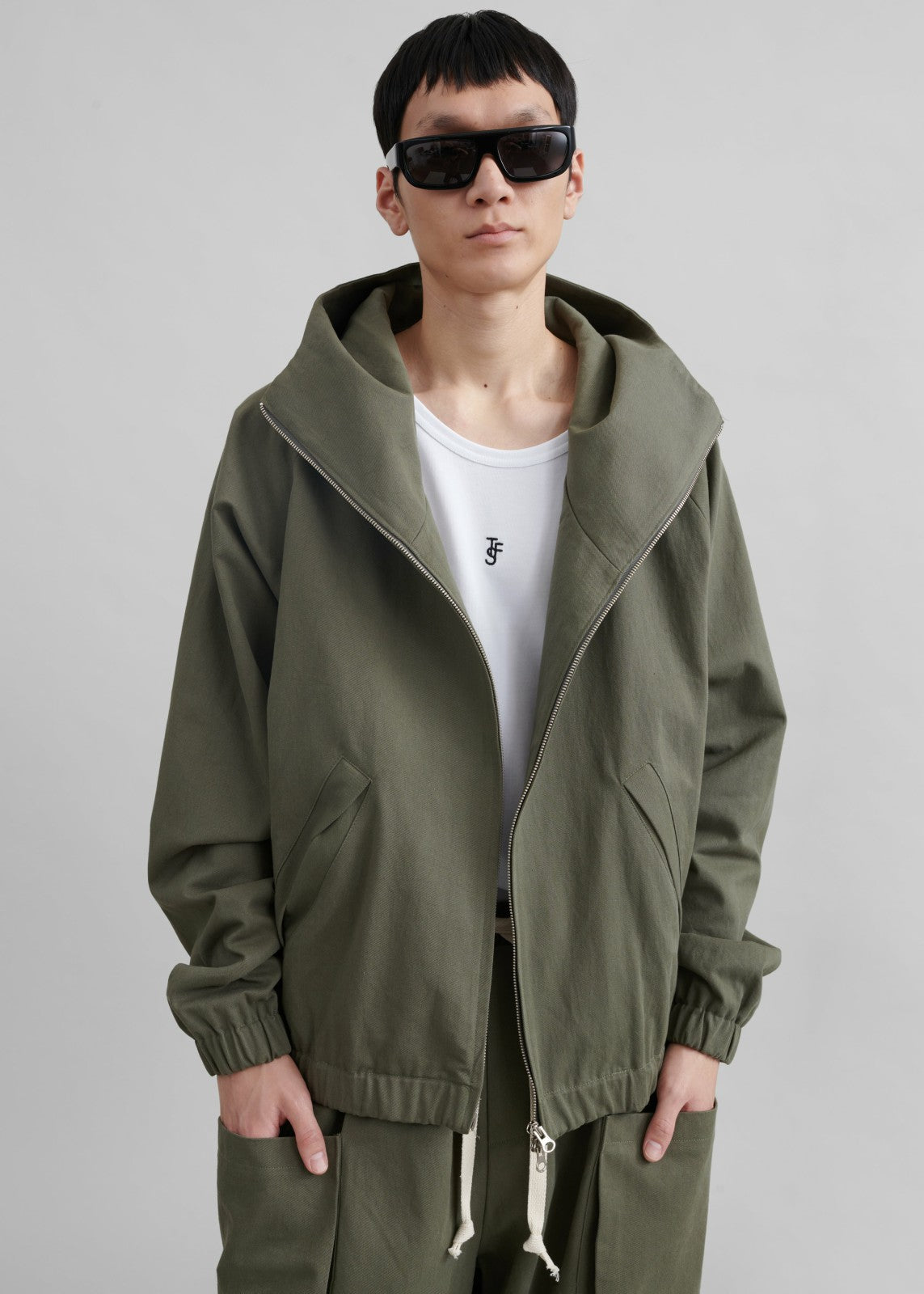 Lauri Hooded Jacket - Khaki