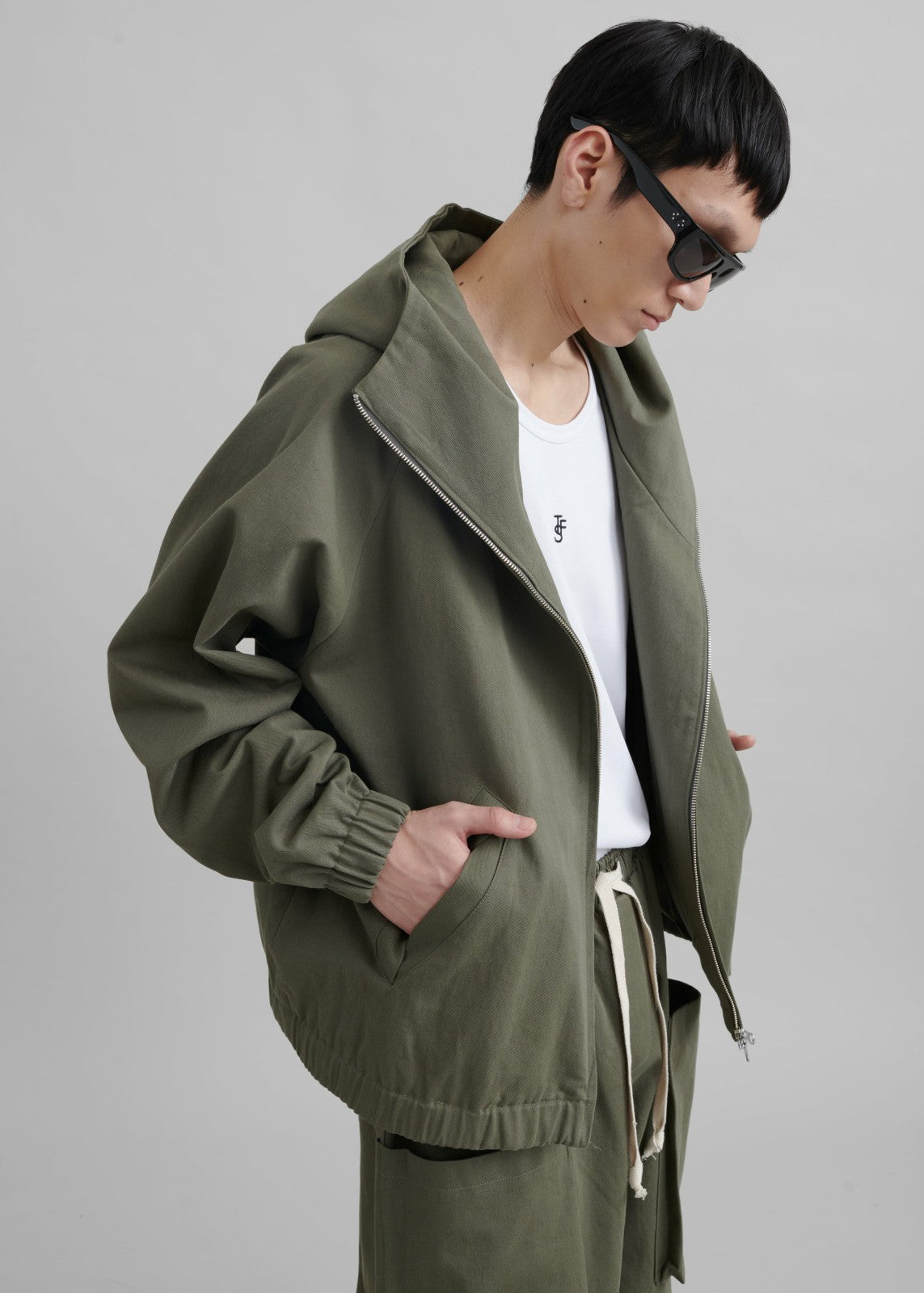 Lauri Hooded Jacket - Khaki