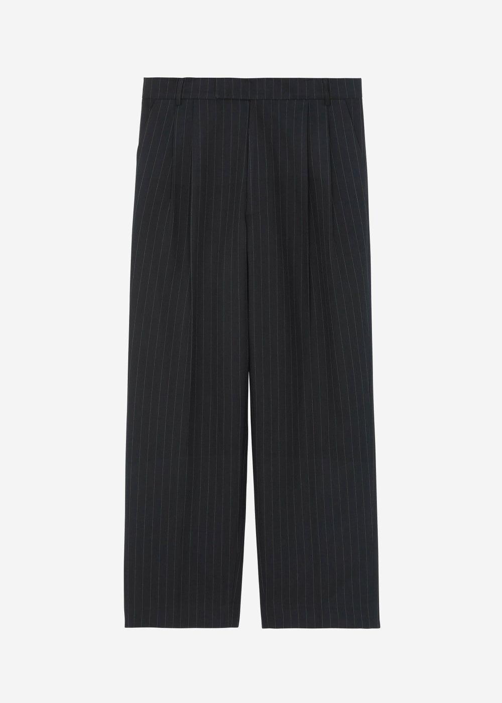 Beo Suit Pants - Charcoal/White Pinstripe