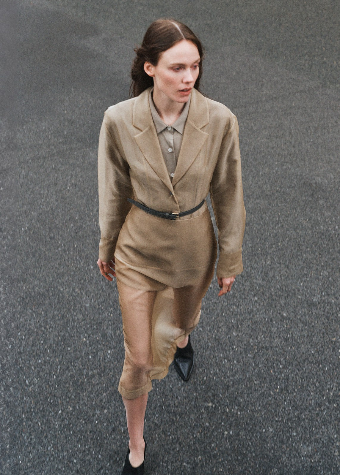 Lise Sheer Blazer - Desert Sand