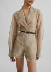 Lise Sheer Blazer - Desert Sand