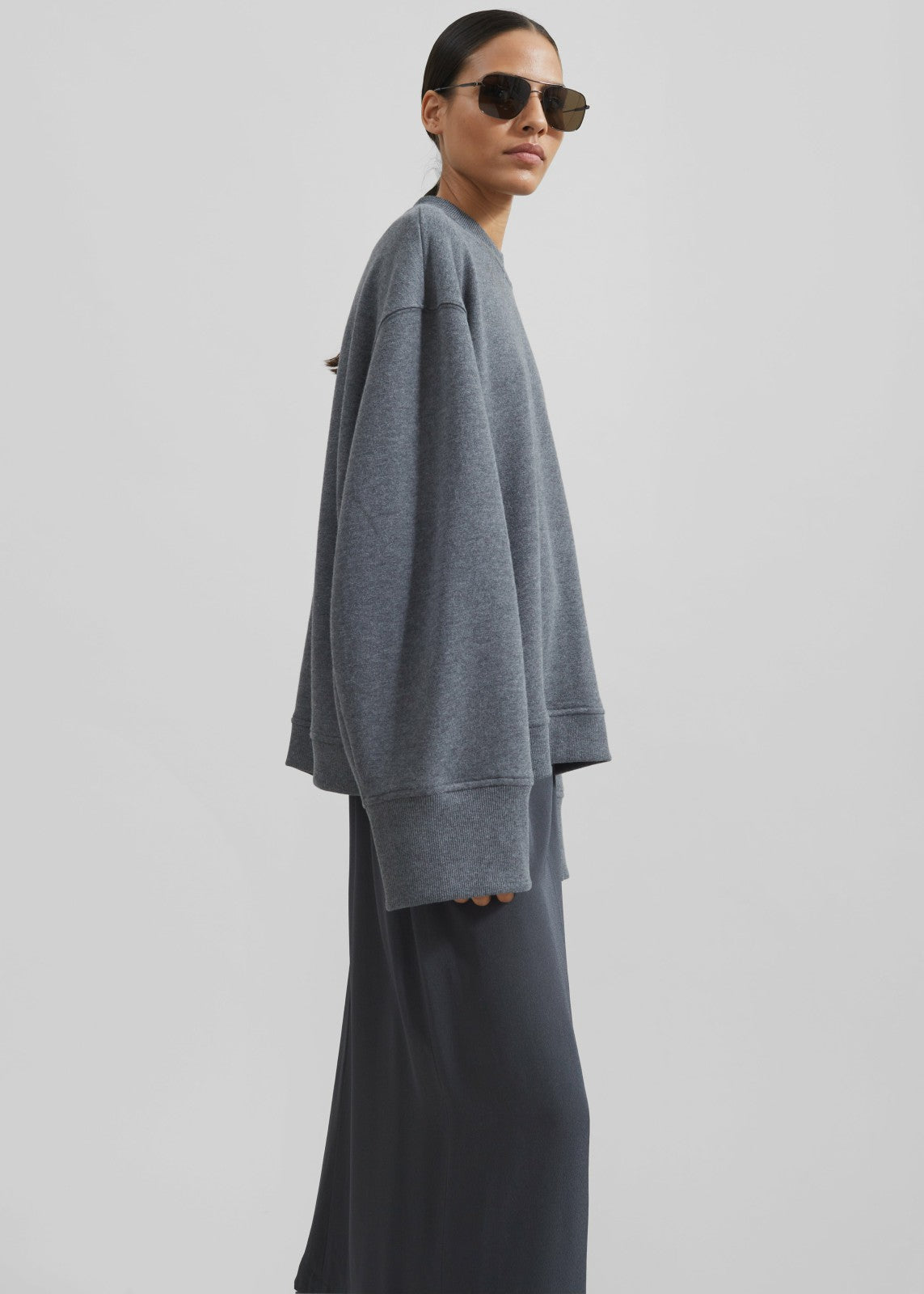 Talia Sweatshirt - Dark Grey