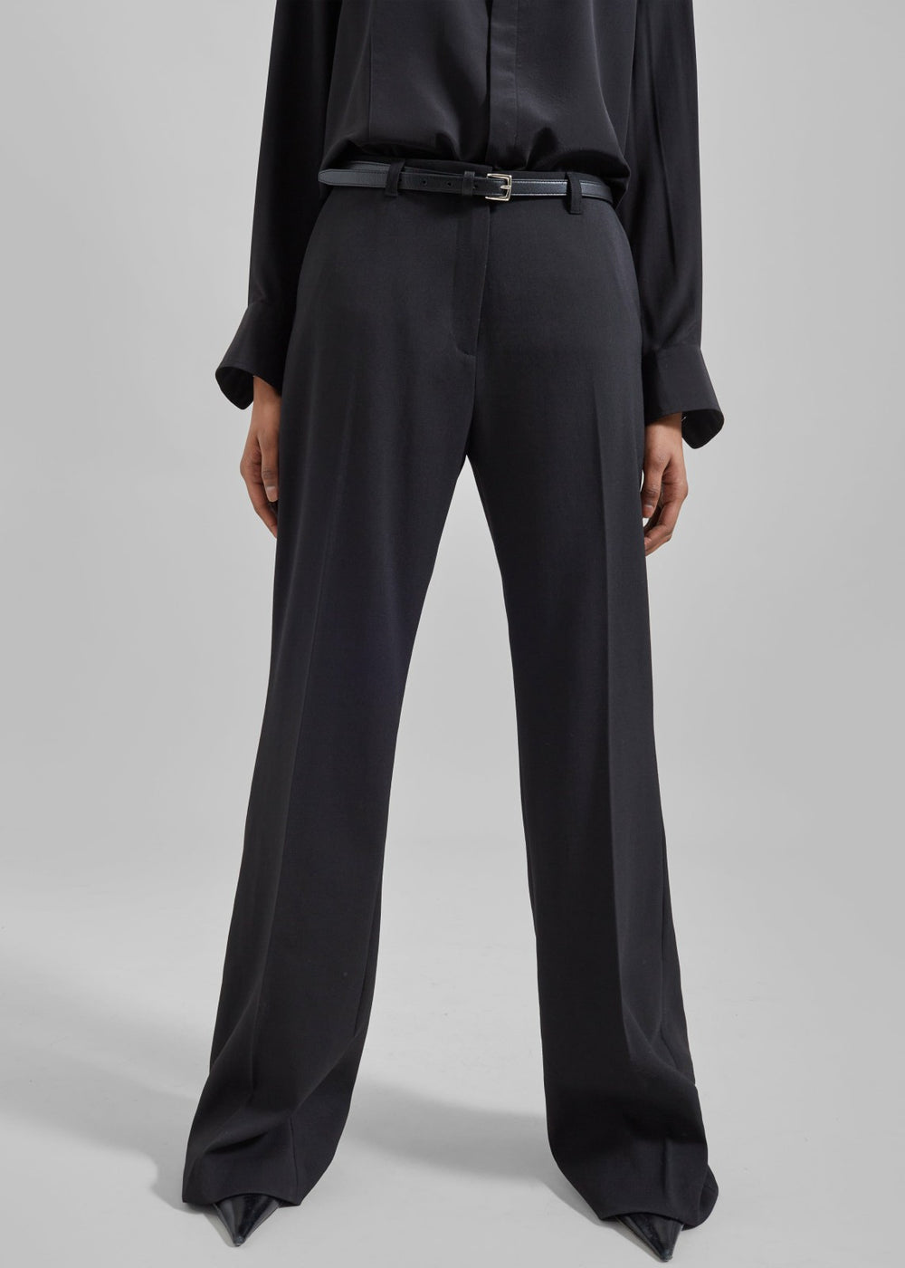 Jessie Leather Belt - Black