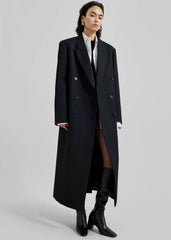 Jane Long Coat - Black