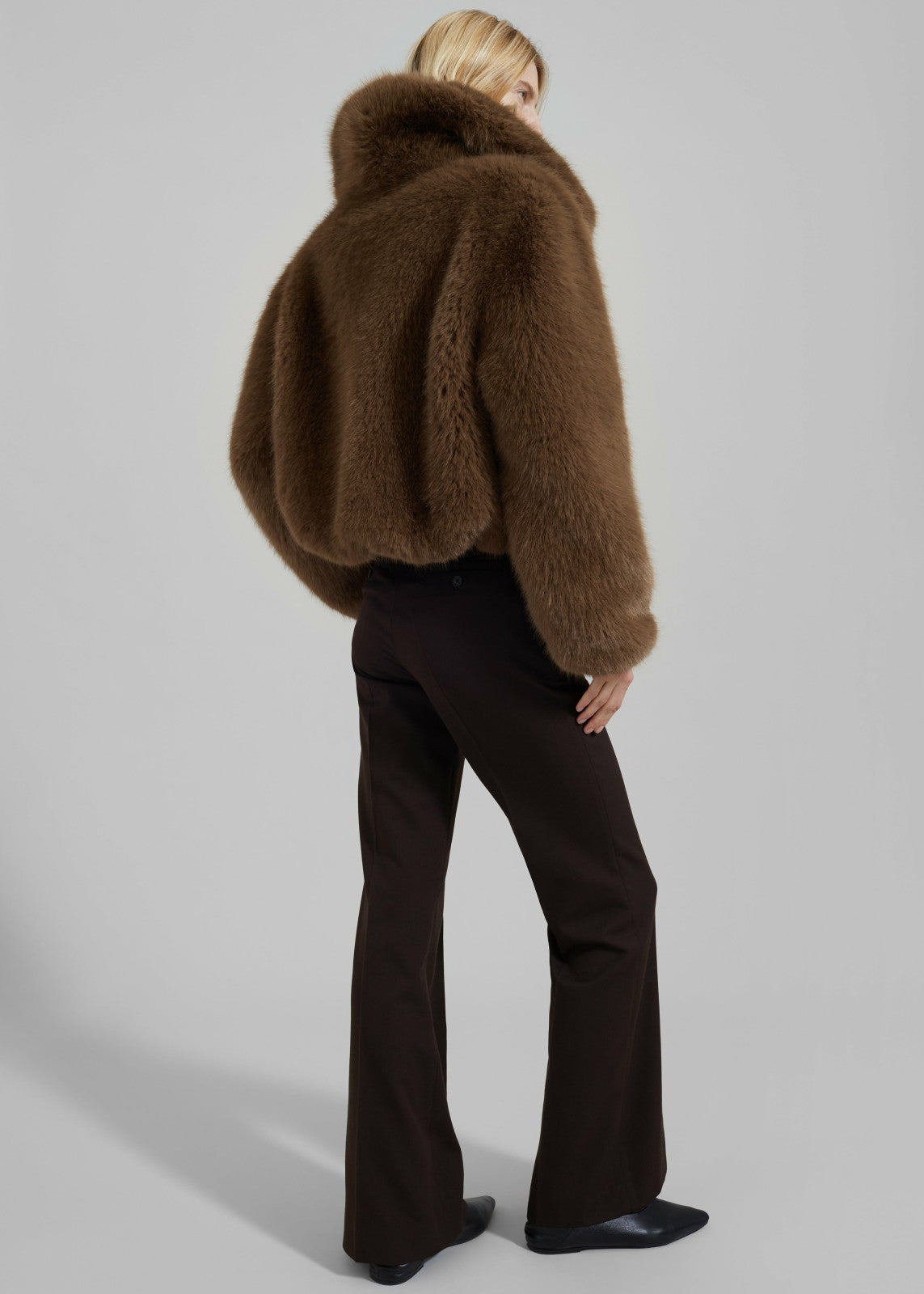 Hope Faux Fur Jacket - Camel