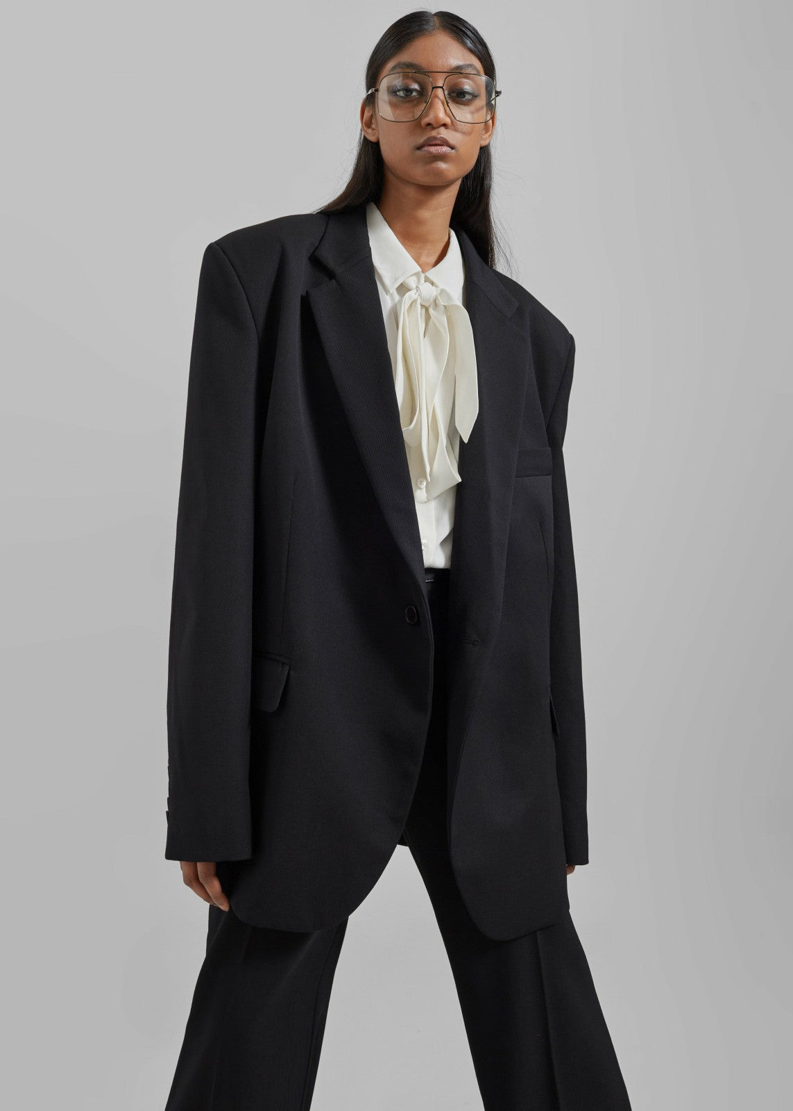 Lyra Oversized Blazer - Black
