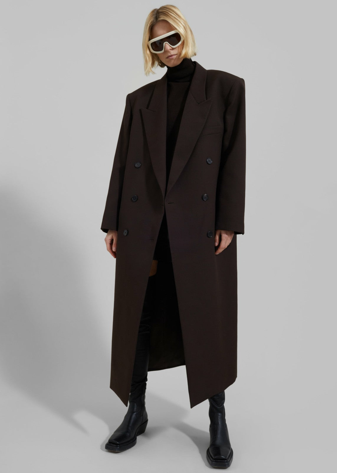 Jane Long Coat - Brown