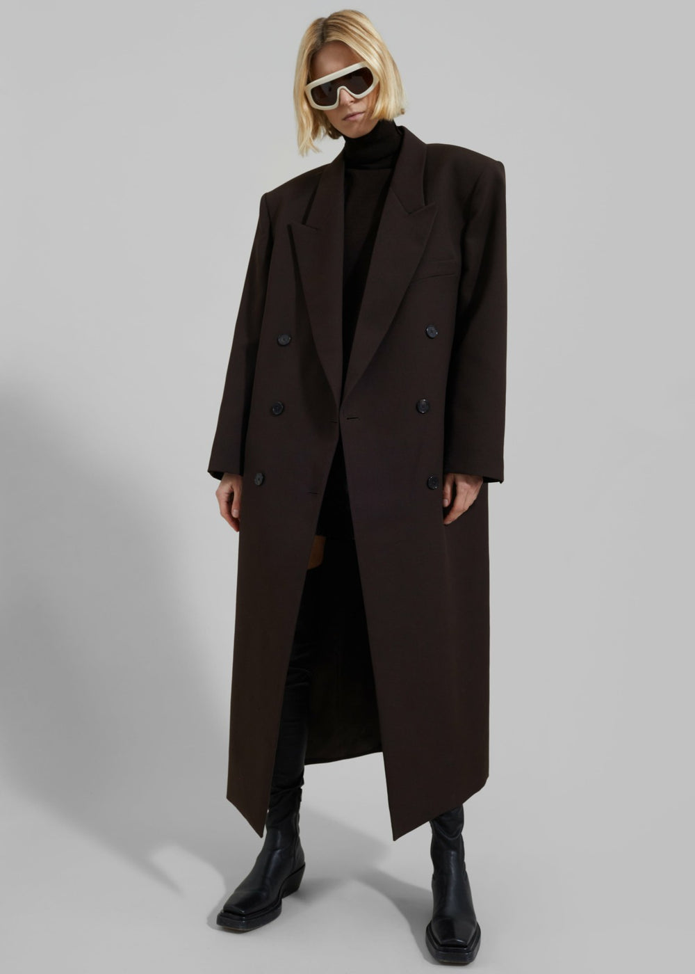 Jane Long Coat - Brown