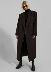 Jane Long Coat - Brown