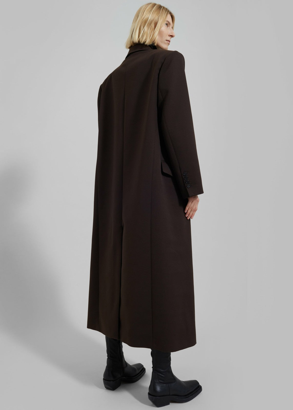 Jane Long Coat - Brown