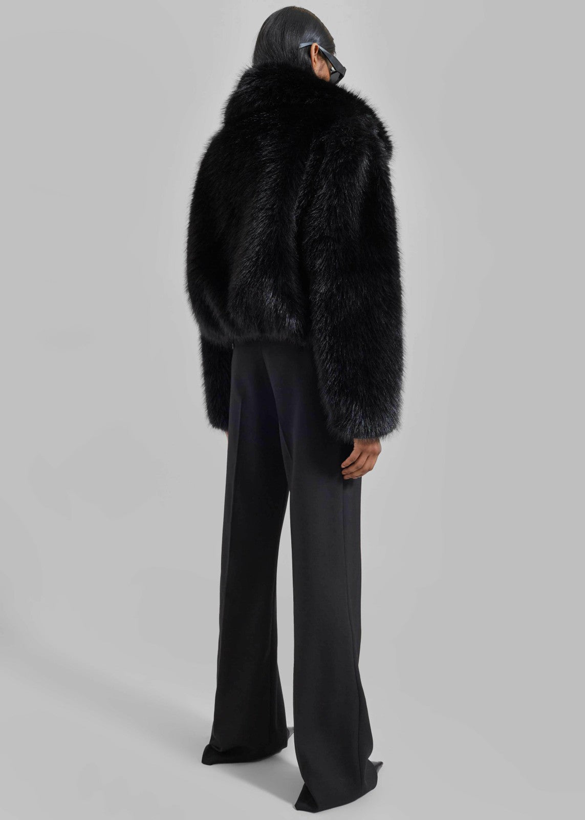 Hope Faux Fur Jacket - Black