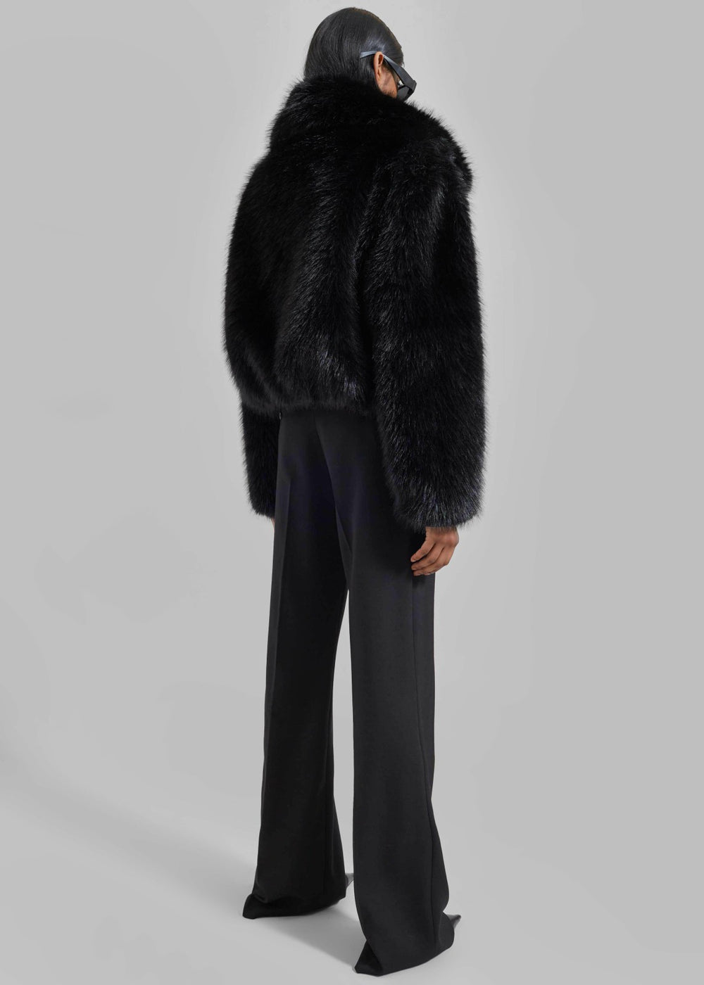 Hope Faux Fur Jacket - Black