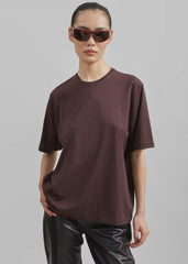Harper Soft Organic T-Shirt - Dark Plum