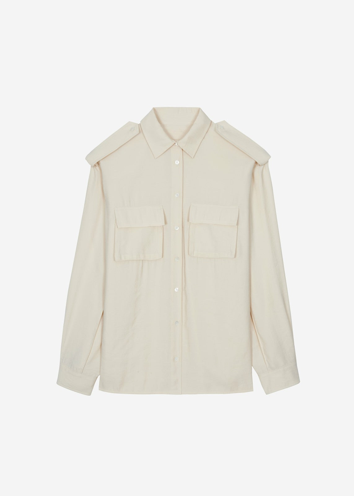 Marlon Button Up Shirt - Beige