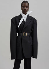 Klara Long Collar Shirt - White