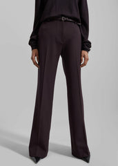 Lyra Flared Pants - Dark Plum