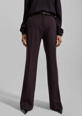 Jessie Leather Belt - Plum