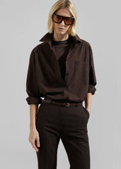 Lyra Flared Pants - Brown