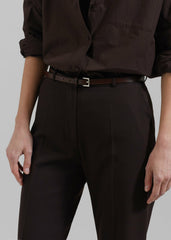 Jessie Leather Belt - Brown