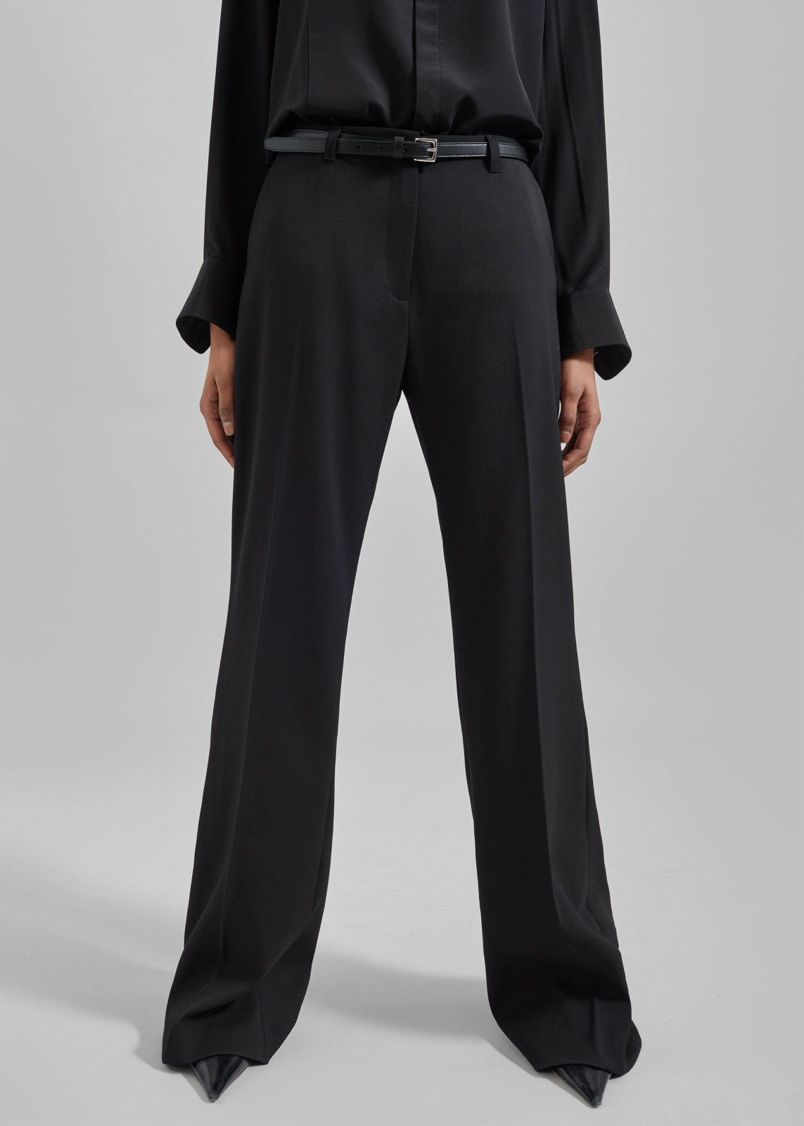 Lyra Flared Pants - Black