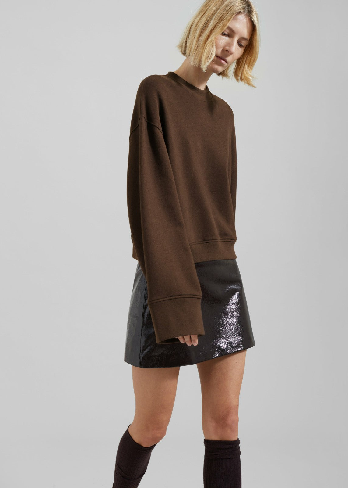 Talia Sweatshirt - Brown