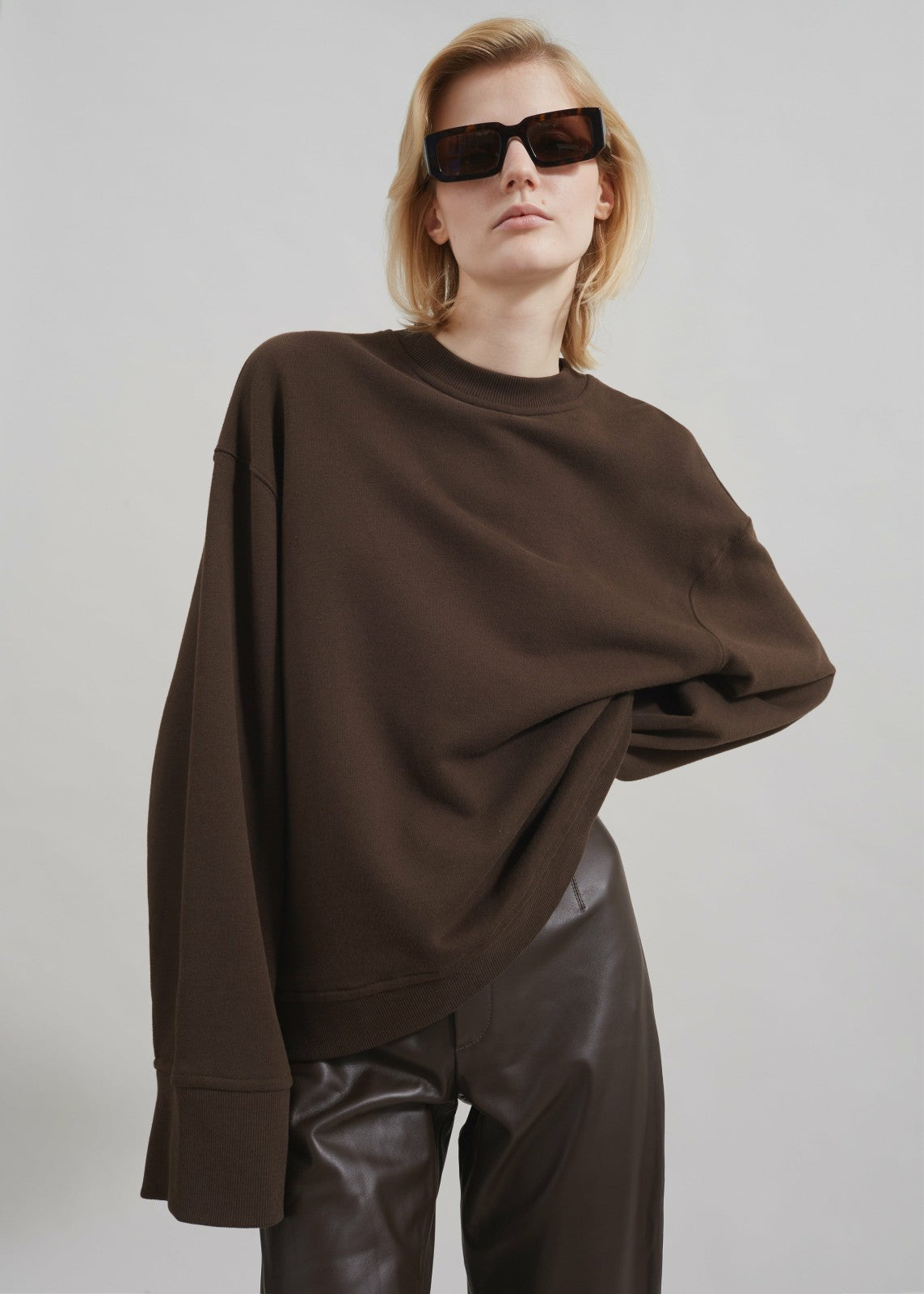 Talia Sweatshirt - Brown