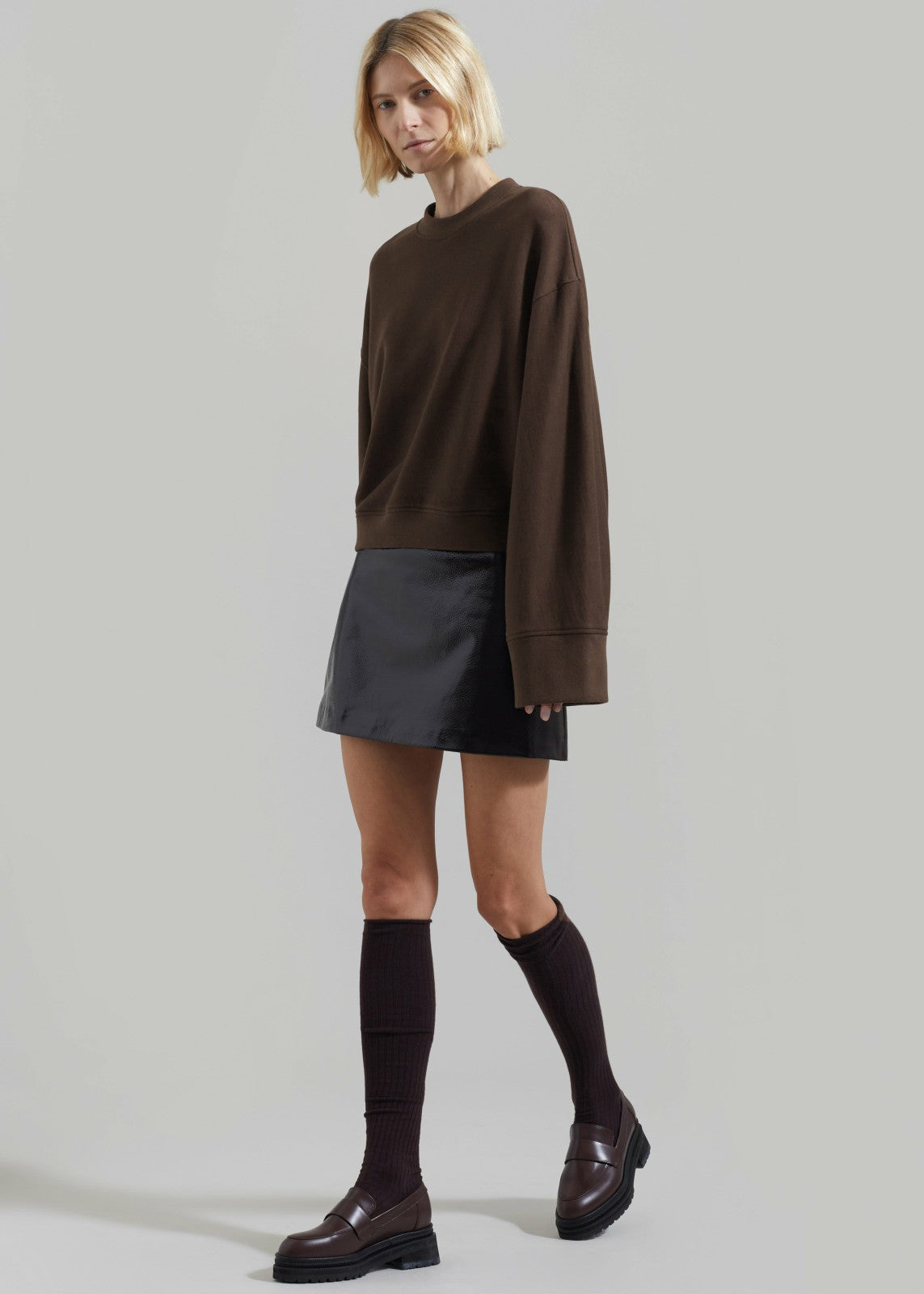 Talia Sweatshirt - Brown