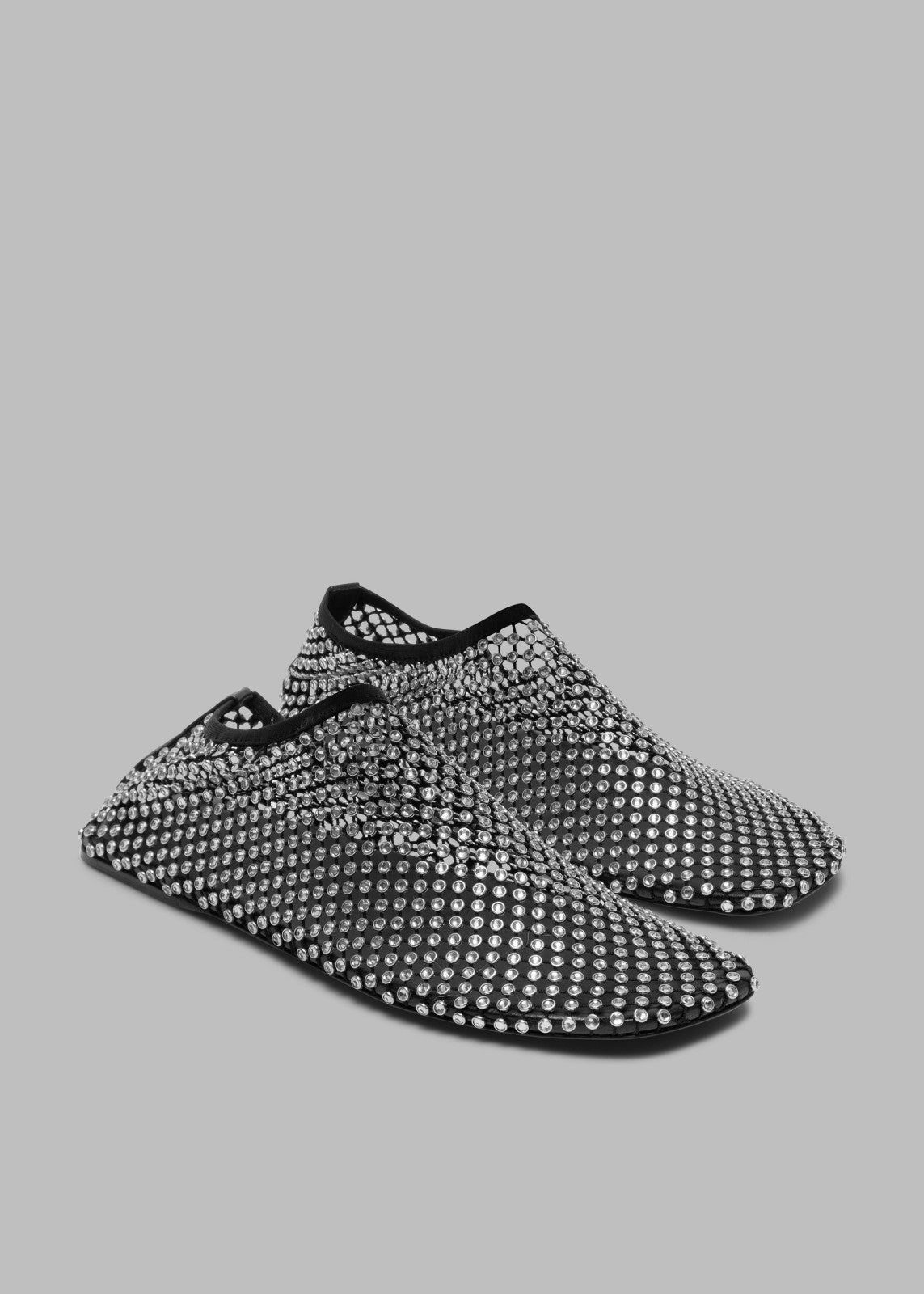 Christopher Esber Minette Crystal Flats - Black