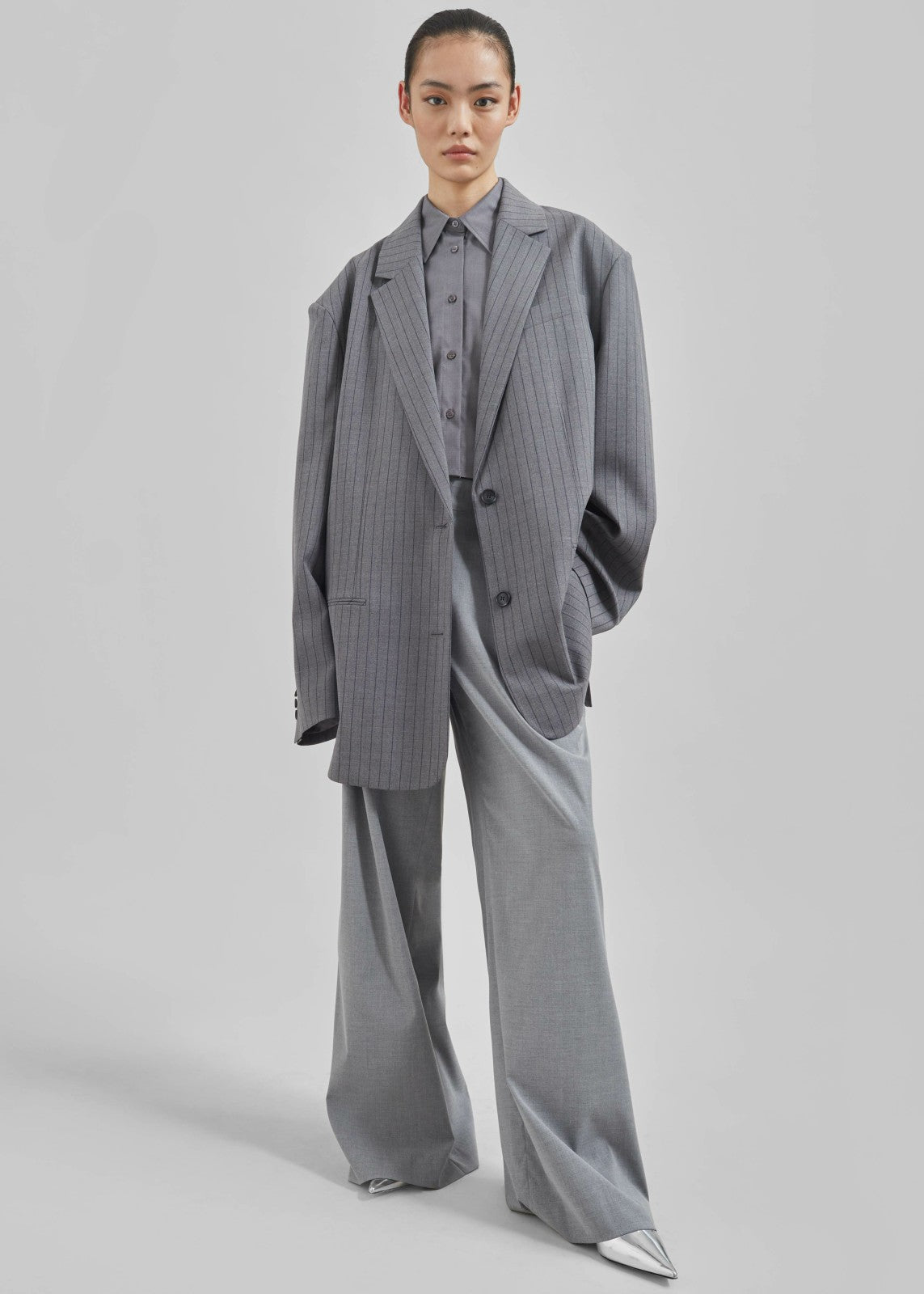 Linna Trousers - Light Grey
