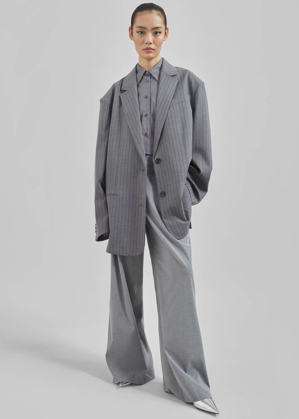 Linna Trousers - Light Grey