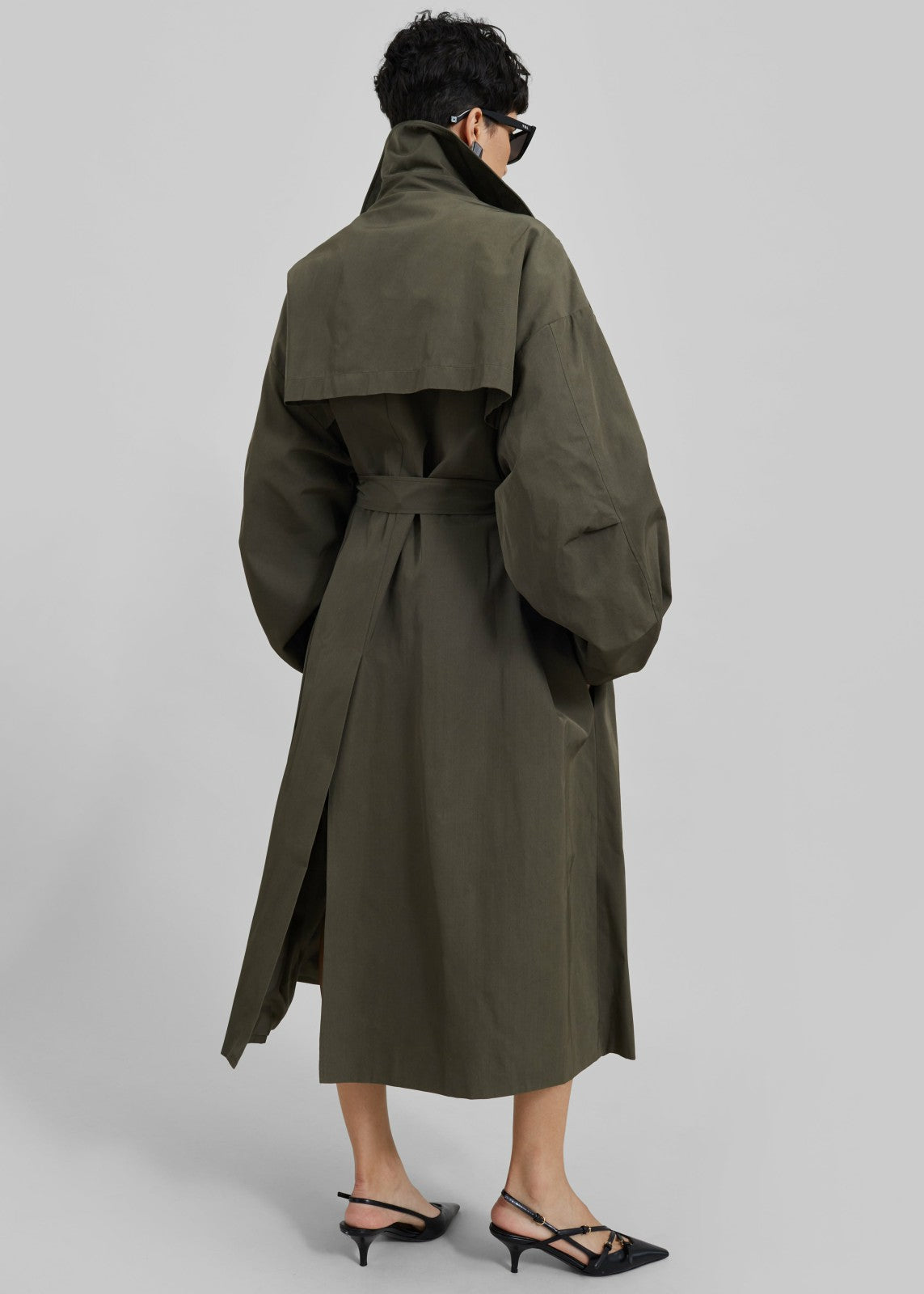 Mavis Oversized Trench - Khaki