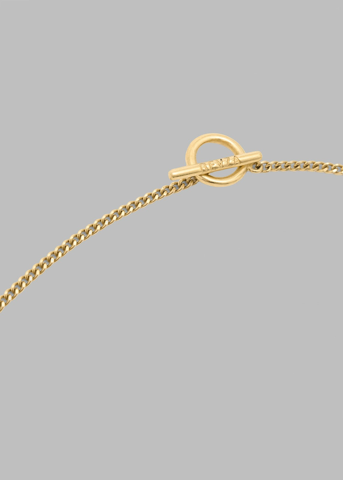 Bevza Flat Spikelet Pendant - Gold