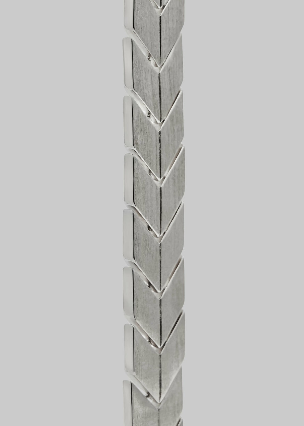 Bevza Flat Spikelet Choker - Steel Grey