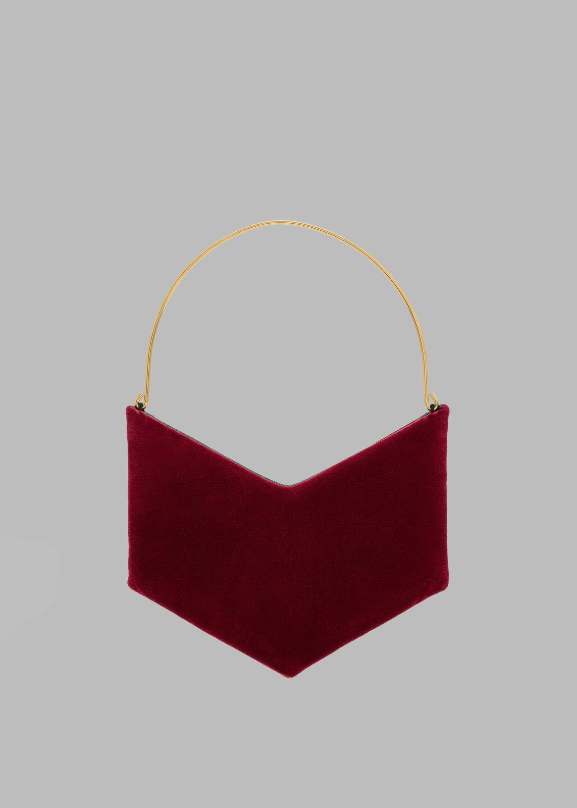 Bevza Grain Clutch - Burgundy