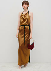 Bevza Grain Clutch - Burgundy
