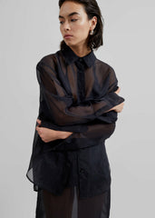 Peri Sheer Shirt - Black