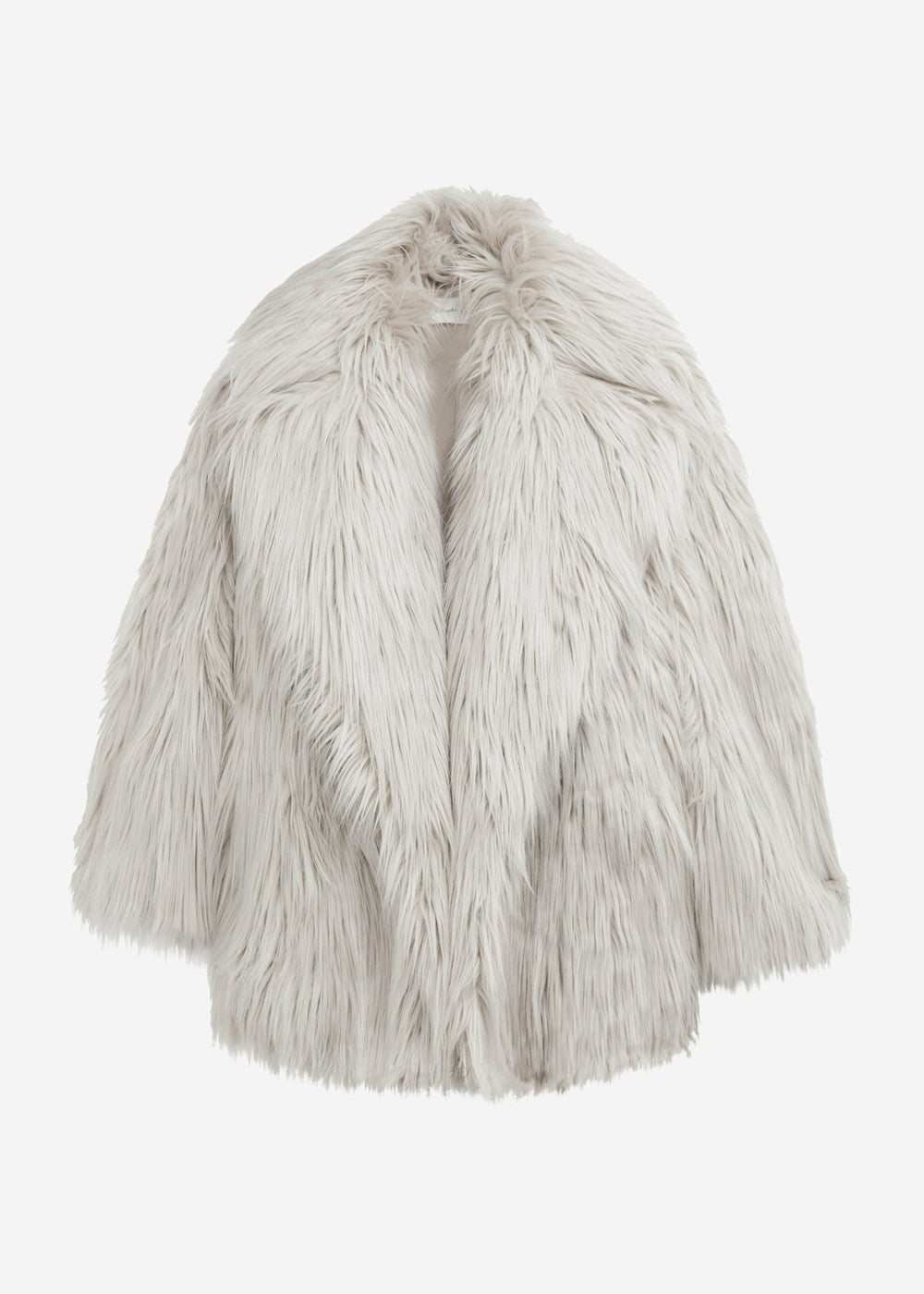 Liza Short Faux Fur Coat - Grey