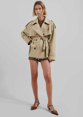 Arlington Short Trench - Beige