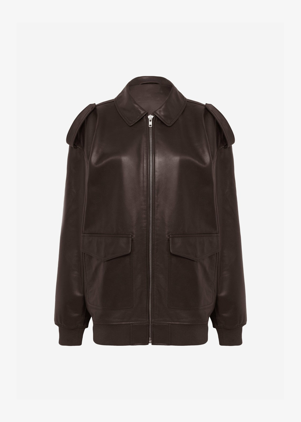 Viper Leather Jacket - Brown