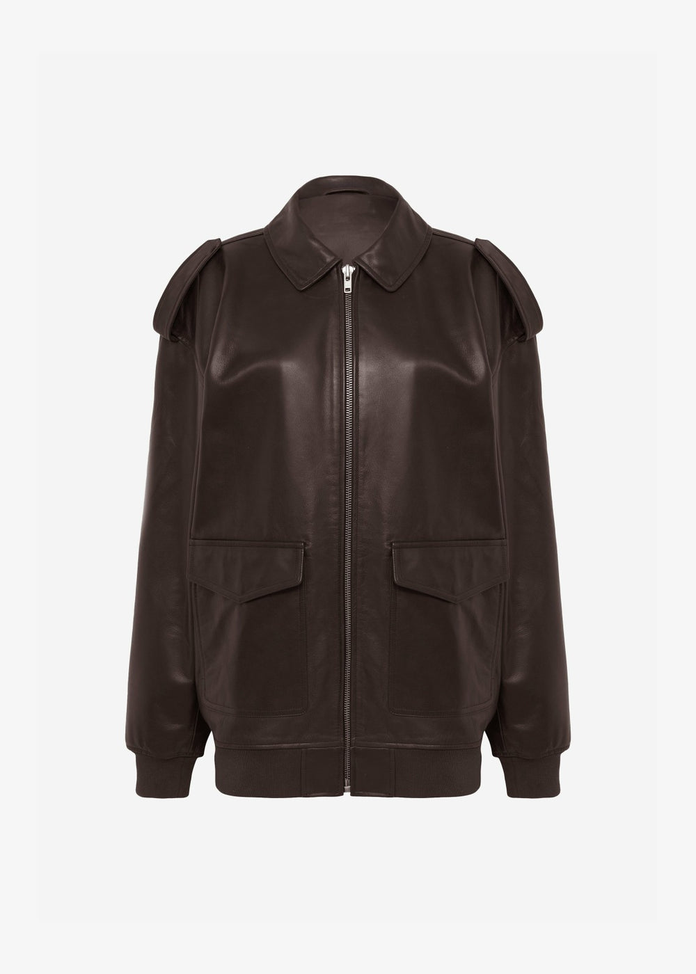 Viper Leather Jacket - Brown