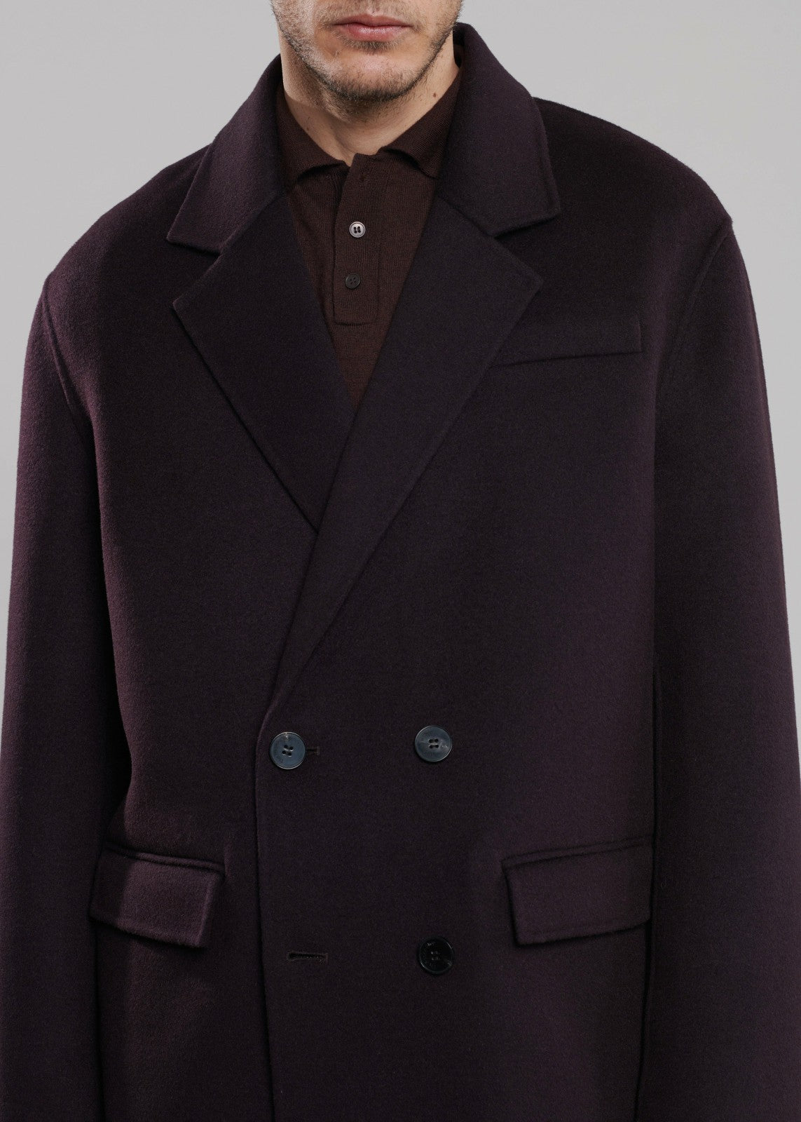 Harry Wool Blazer - Dark Plum