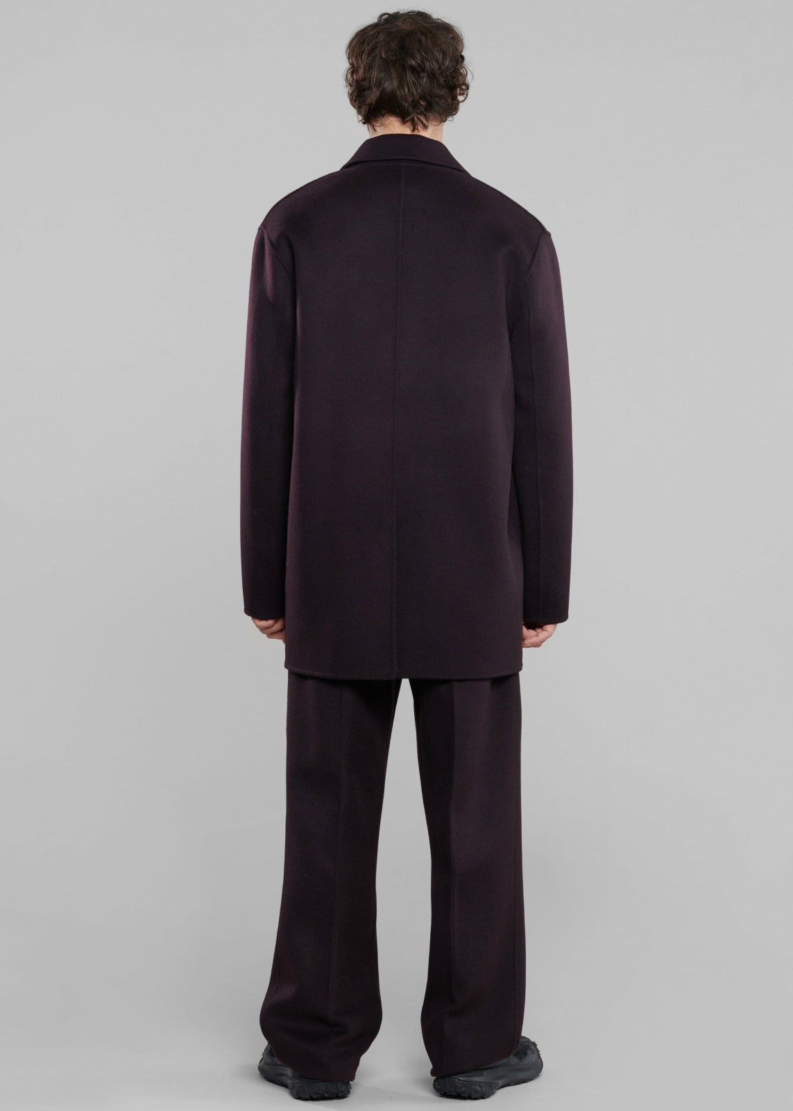 Harry Wool Blazer - Dark Plum