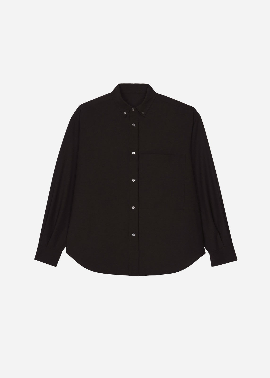Dalton Wool Blend Shirt - Brown