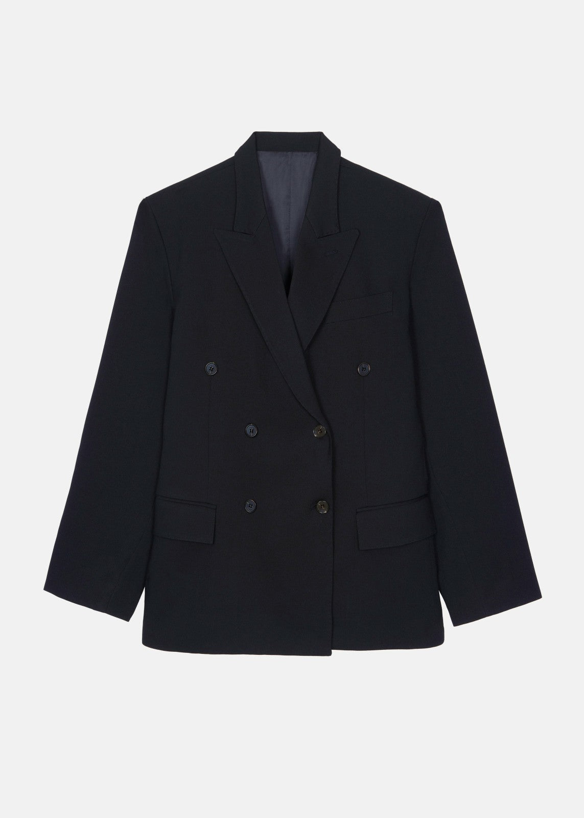 Sava Double Breasted Blazer - Black