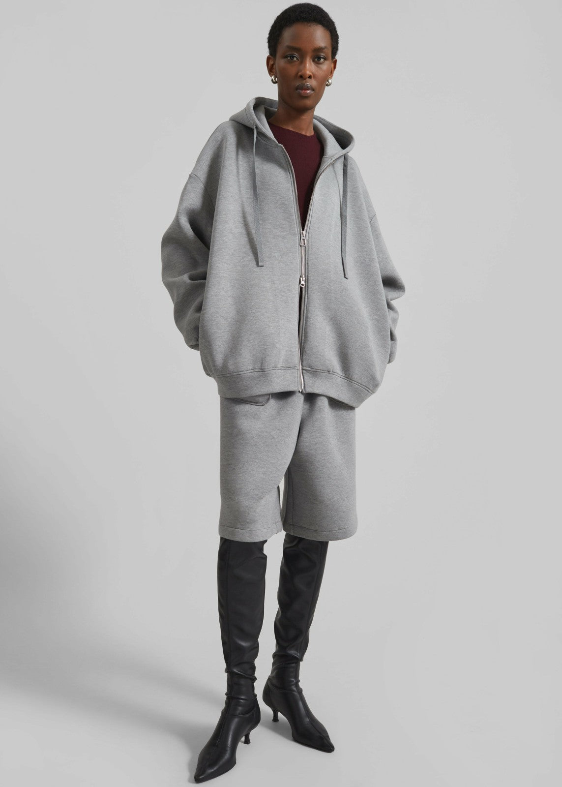 Rian Oversized Hoodie - Grey