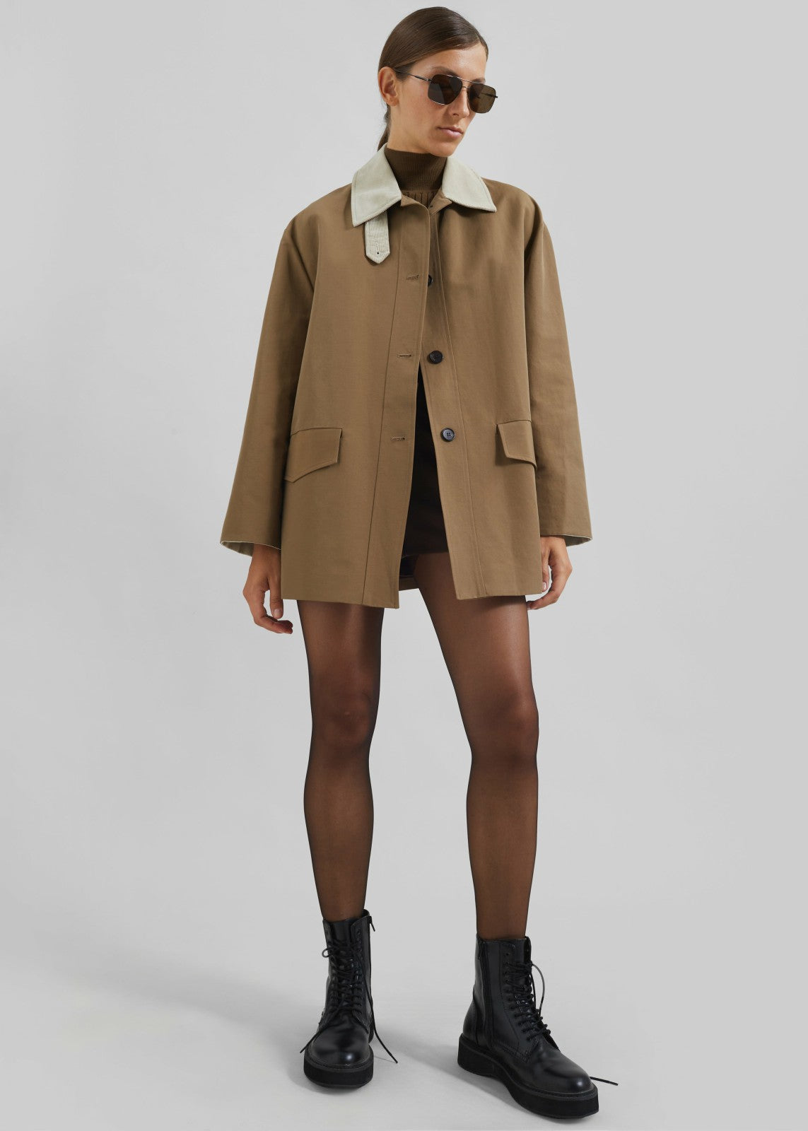 Ryker Boxy Jacket - Brown