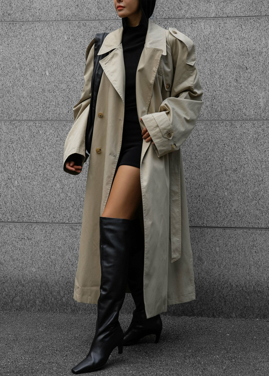 Pelly Trench - Beige